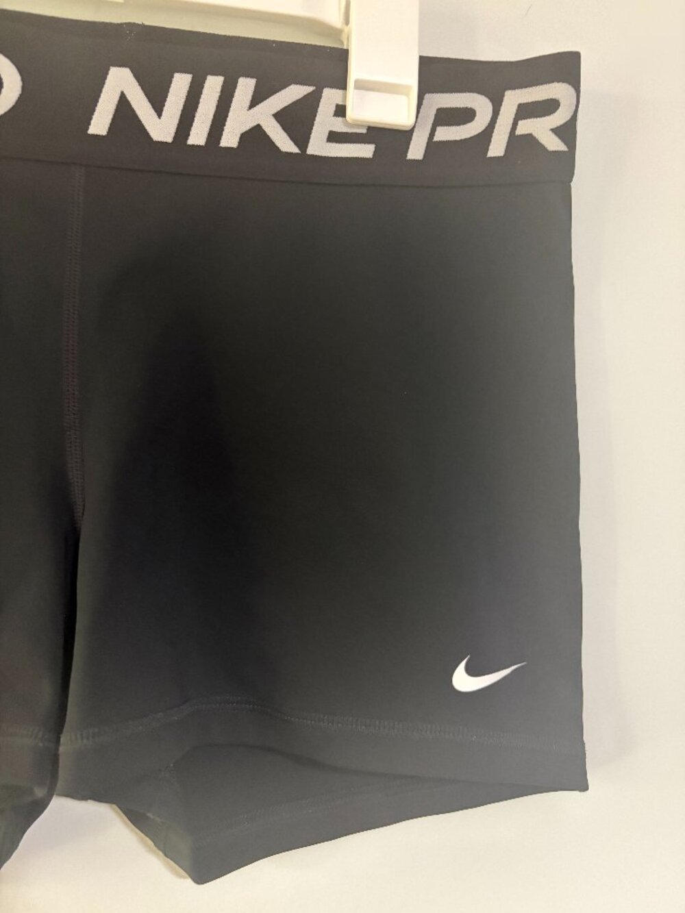 Nike Pro Dri-FIT 3" Compression Training Shorts Black White Large